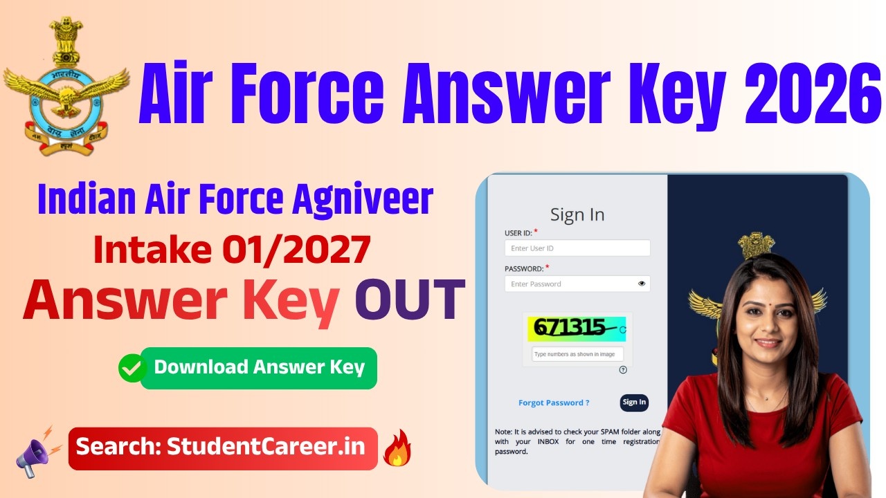 Air Force Agniveer Answer Key 2026